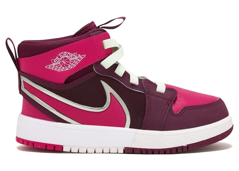 Jordan 1 Mid RM EasyOn Bordeaux White Volt Tint Active Pink (PS)