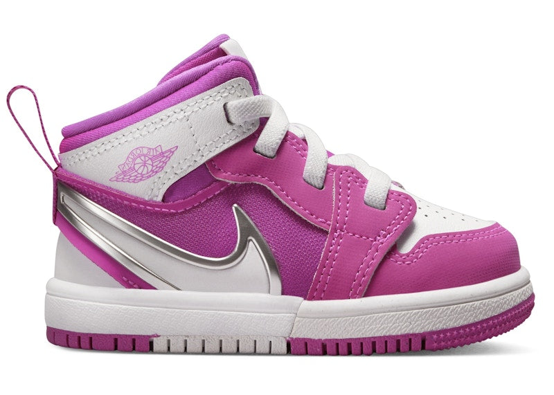 Jordan 1 Mid RM EasyOn Fire Pink White (TD)