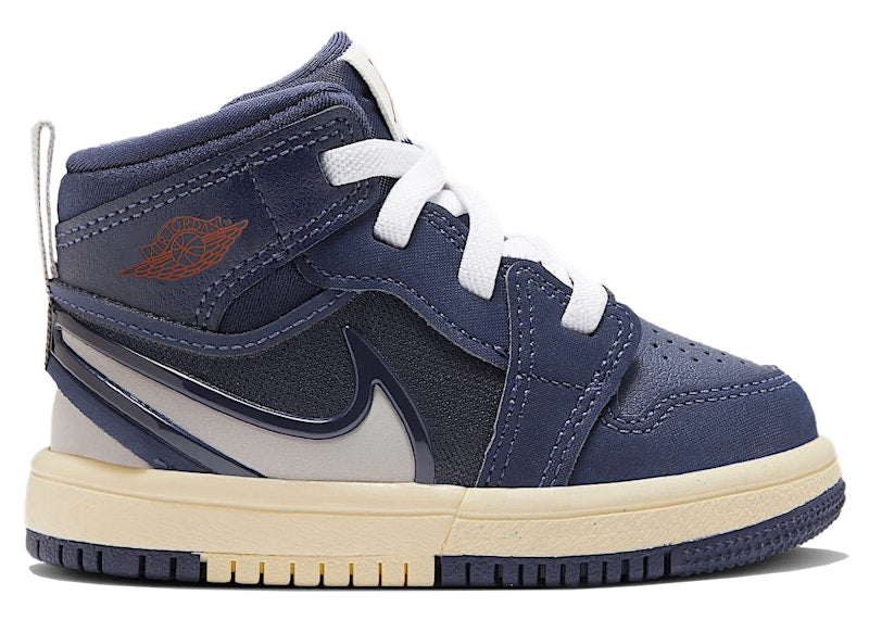 Jordan 1 Mid RM EasyOn Midnight Navy Varsity Red Muslin Atmosphere Grey (TD)