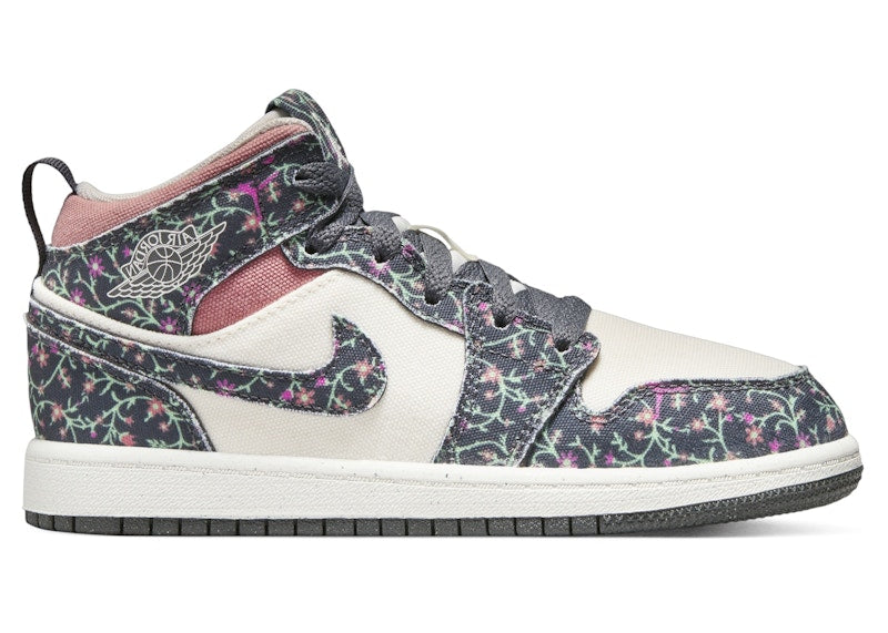 Jordan 1 Mid SE Anthracite Sail Red Stardust (PS)