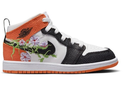 Jordan 1 Mid SE Basketball Blossom (PS)