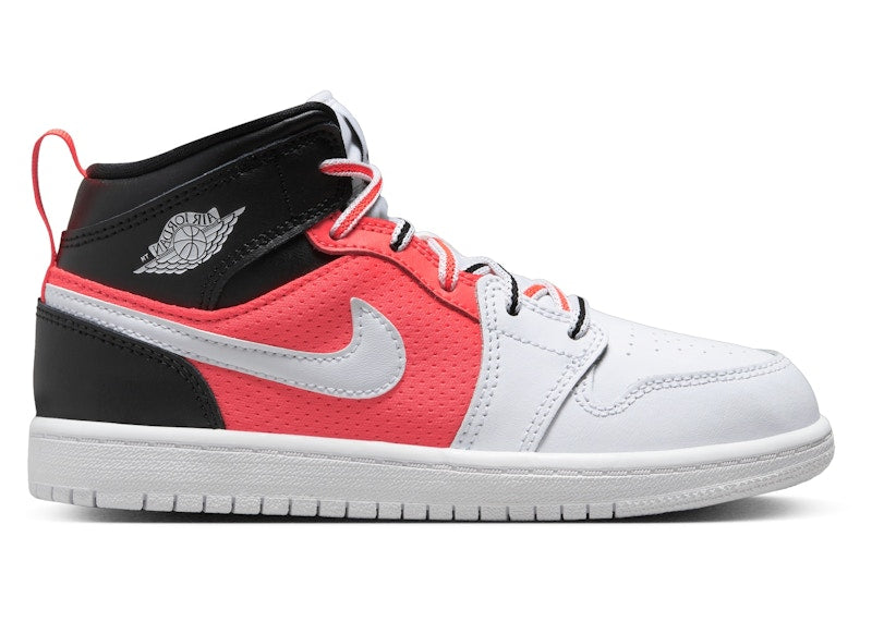 Jordan 1 Mid SE Black Infrared 23 White (PS)
