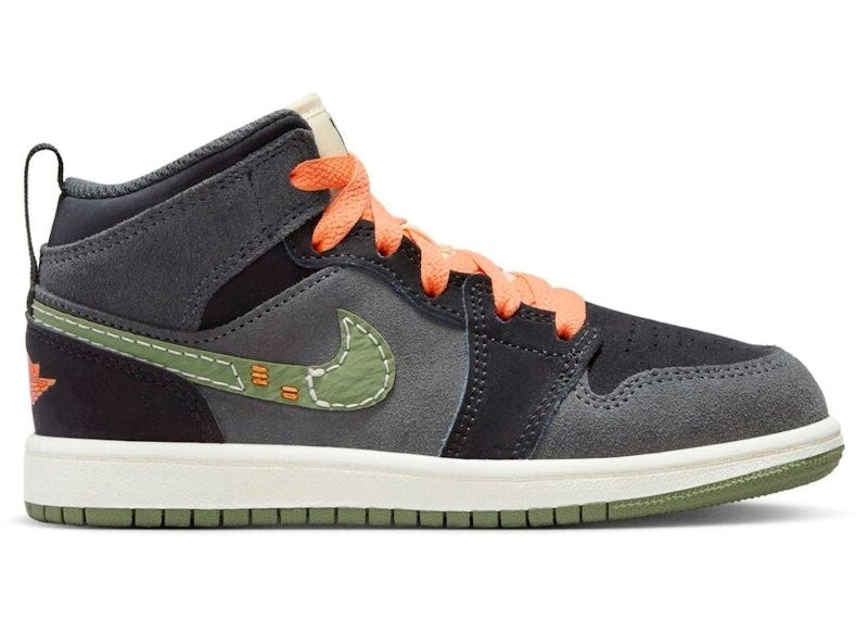 Jordan 1 Mid SE Craft Anthracite Light Olive (PS)