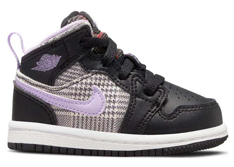 Jordan 1 Mid Houndstooth (TD)