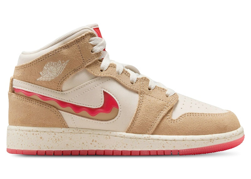 Jordan 1 Mid SE Peanut Butter & Jelly (GS)