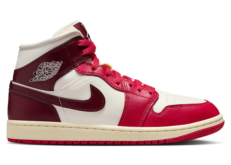 Jordan 1 Mid Sail Mystic Hibiscus (Women's)