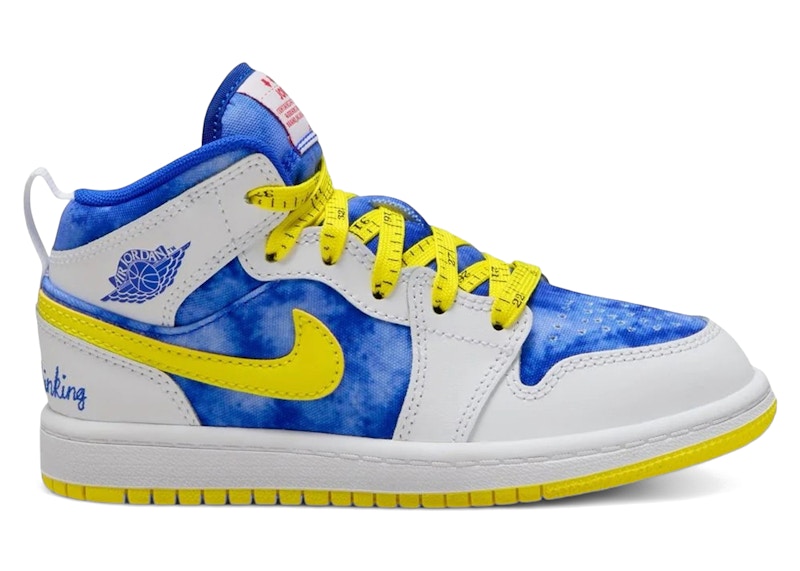 Jordan 1 Mid Sneaker School Be Tall In Your Thinking (PS)