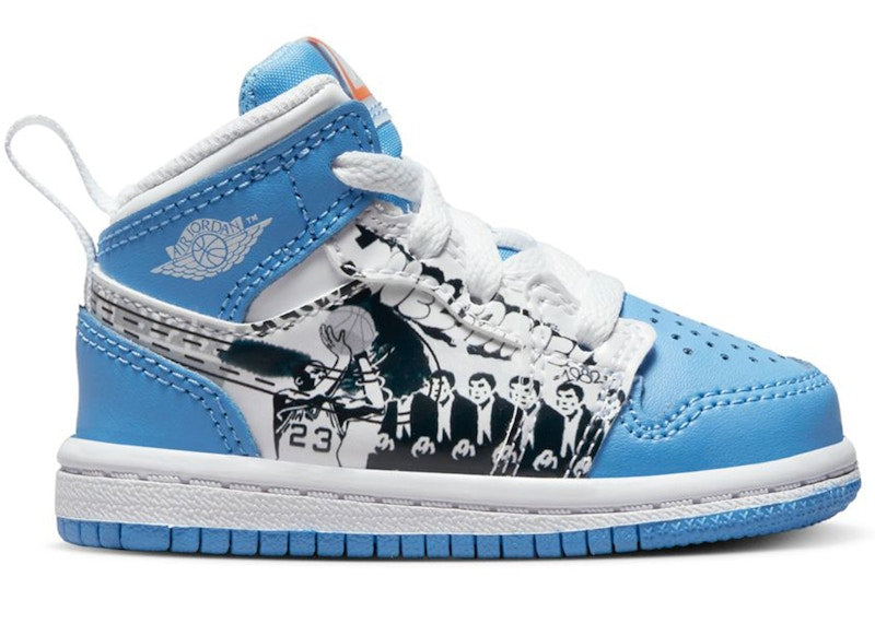 Jordan 1 Mid Sneaker School Game Winner (TD)