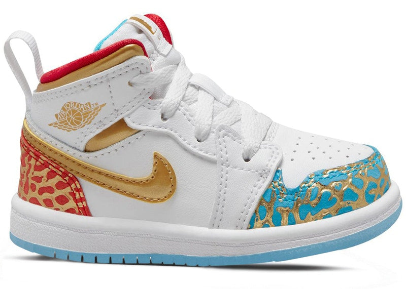 Jordan 1 Mid Sneaker School NC to Chi (TD)