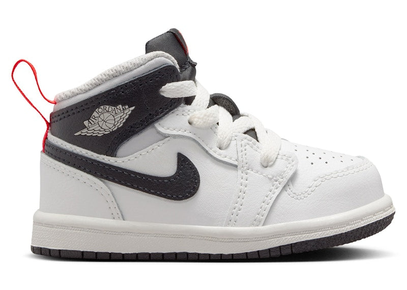Jordan 1 Mid Summit White Infrared Black (TD)