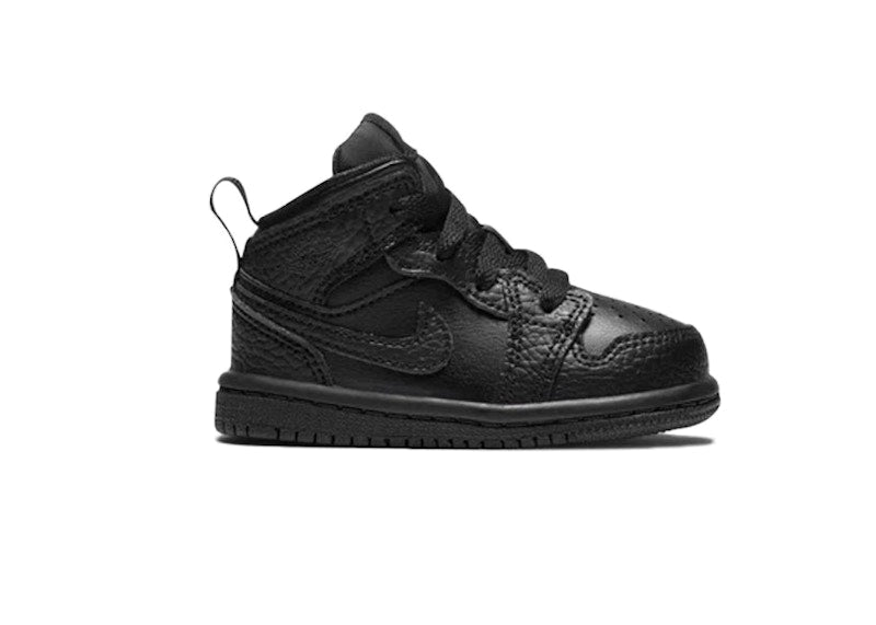 Jordan 1 Mid Triple Black (TD)