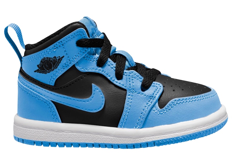 Jordan 1 Mid University Blue Black (TD)