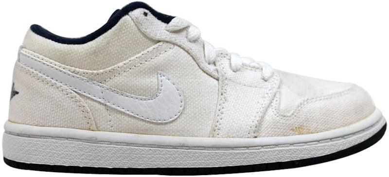 Jordan 1 Retro Low Canvas White (PS)