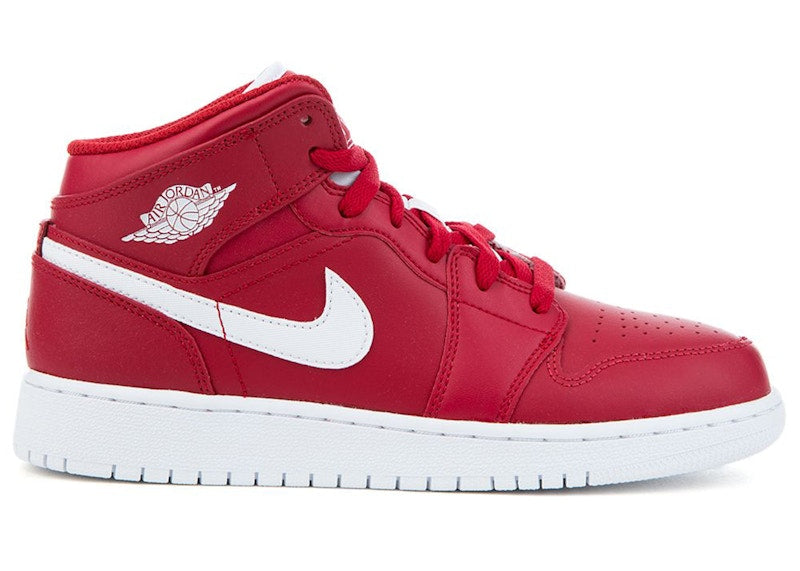 Jordan 1 Retro Mid Gym Red White (GS)