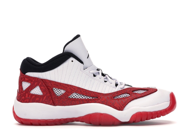 Jordan 11 Retro Low IE White Gym Red (GS)