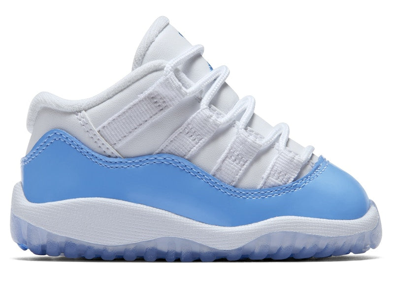 Jordan 11 Retro Low White Black University Blue (TD)