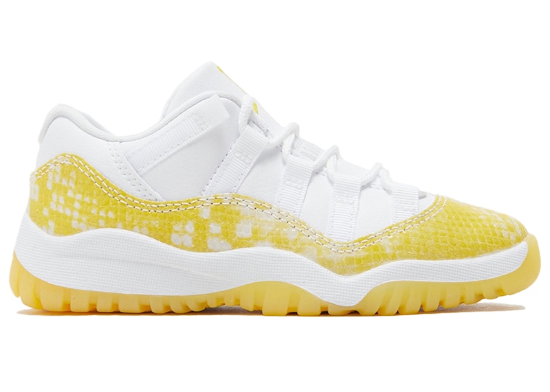 Jordan 11 Retro Low Yellow Snakeskin (TD)