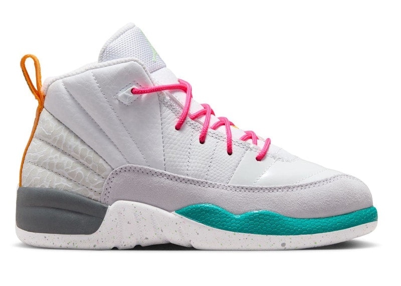 Jordan 12 Retro White Vapor Green (PS)