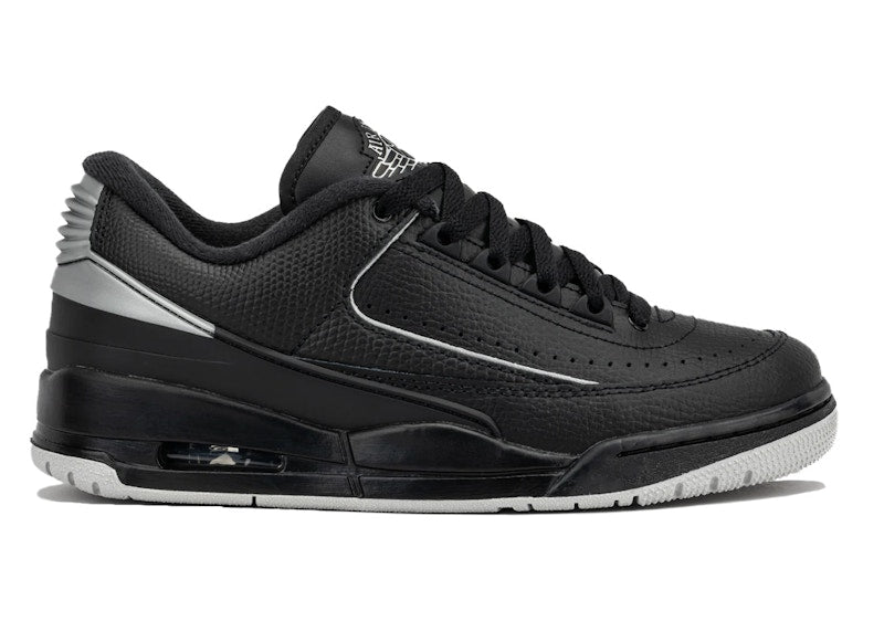 Jordan 2/3 Black Metallic Silver (GS)