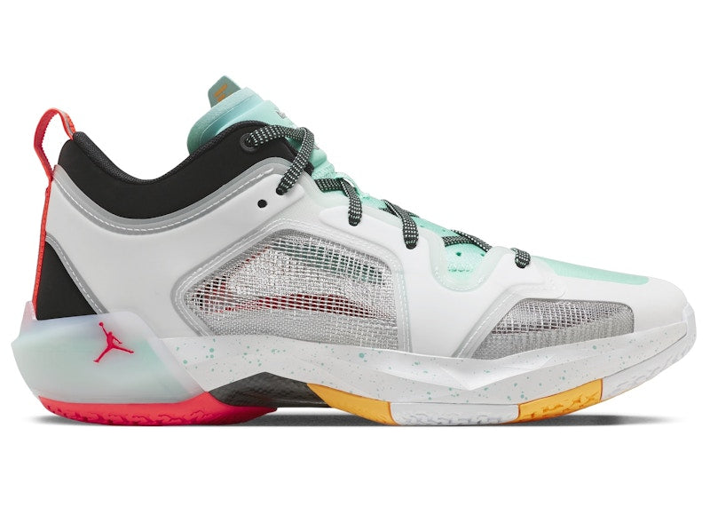 Jordan 37 Low PF Guo Ailun White Island Green Black Metallic Silver