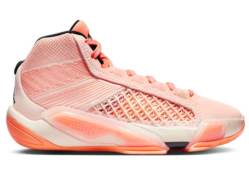 Jordan 38 Crimson Tint Orange Pulse Black (GS)