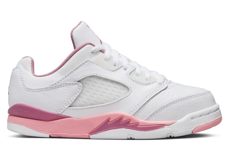 Jordan 5 Retro Low White Desert Berry Black Coral Chalk (PS)