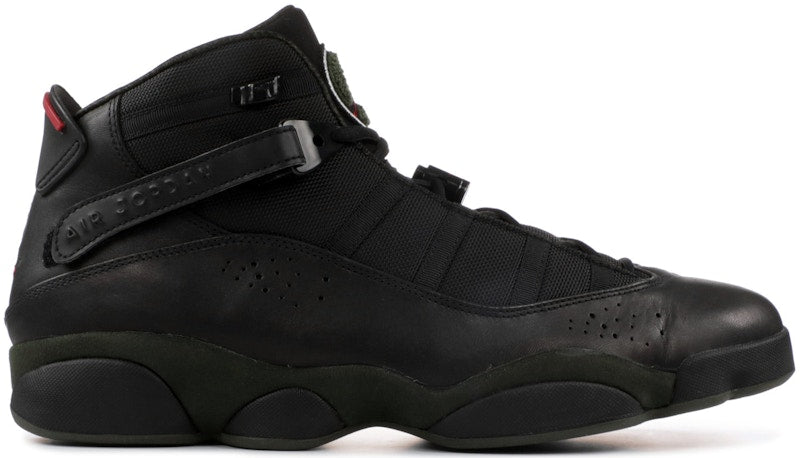Jordan 6 Rings LS Black Dark Army