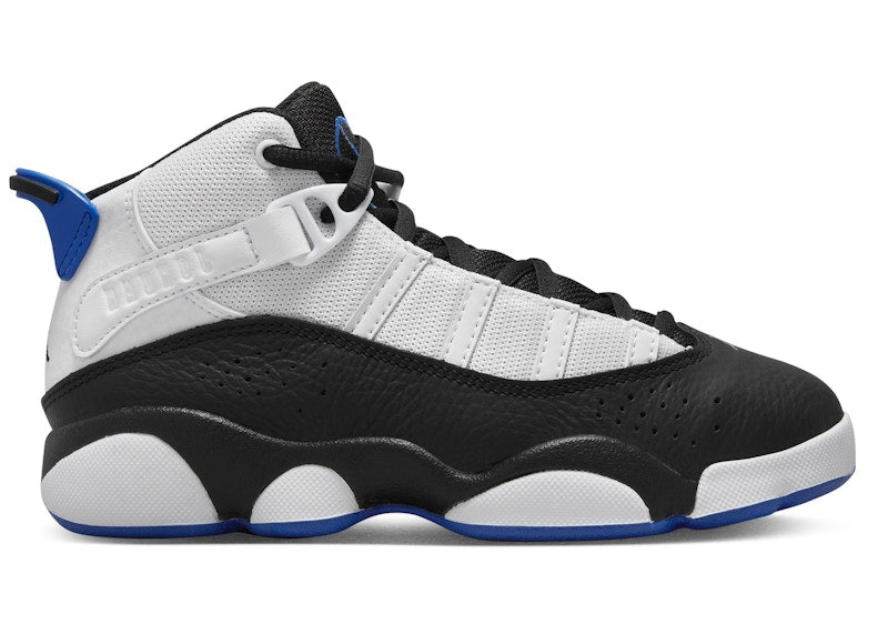 Jordan 6 Rings White Black Game Royal (PS)