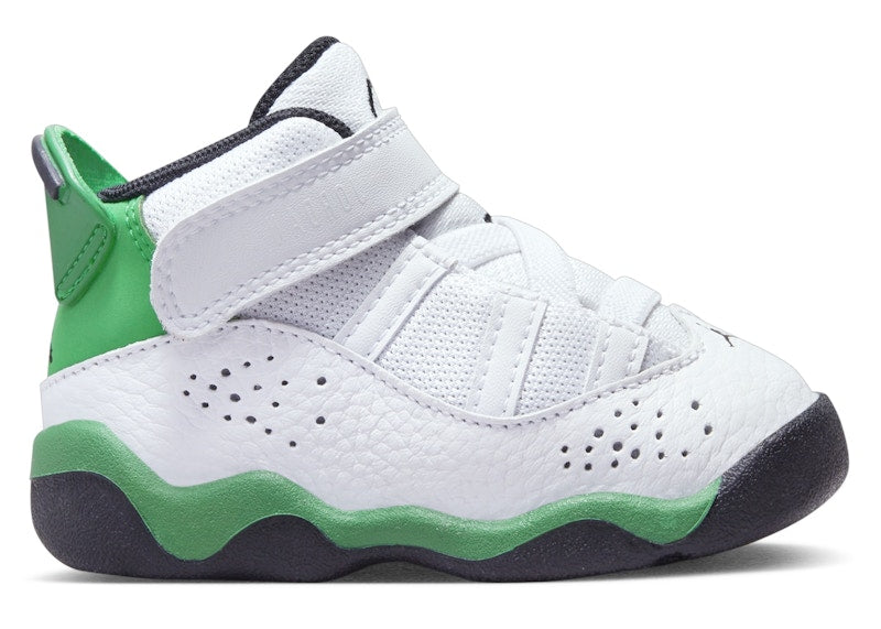 Jordan 6 Rings White Black Lucky Green (TD)