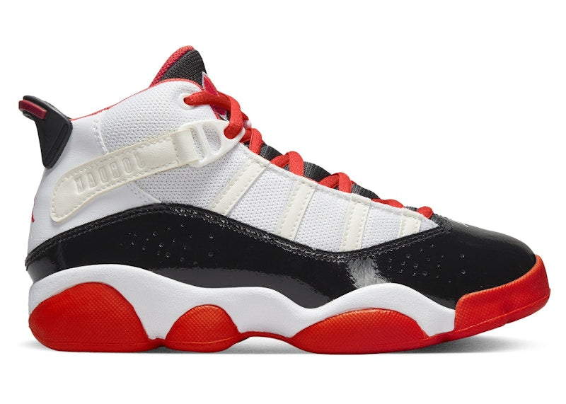 Jordan 6 Rings White Black Sail Team Orange (PS)