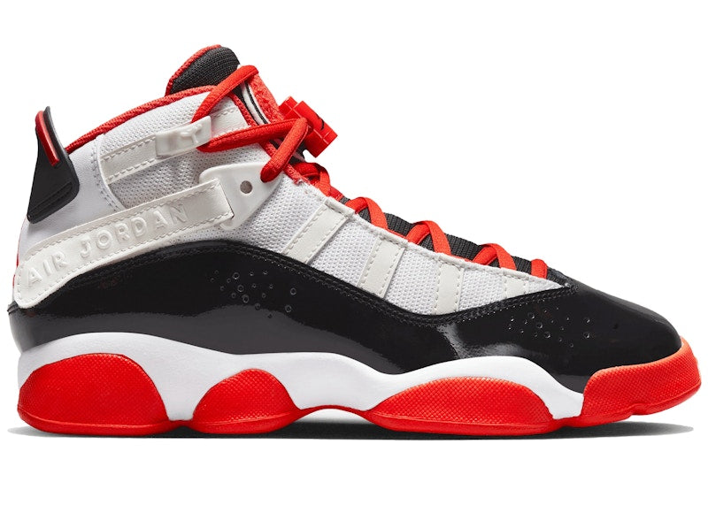 Jordan 6 Rings White Black Team Orange (GS)