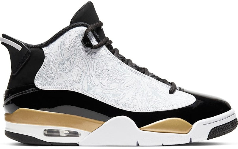 Jordan Dub Zero Black Metallic Gold White