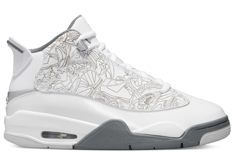 Jordan Dub Zero White Metallic Silver Neutral Grey Cool Grey (GS)