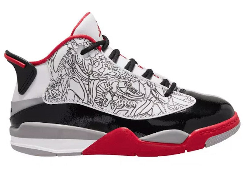 Jordan Dub Zero White Varsity Red (2022) (PS)