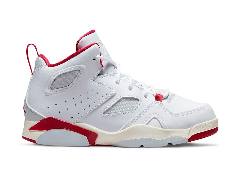Jordan Flight Club 91 White Pure Platinum Sail Mystic Hibiscus (PS)