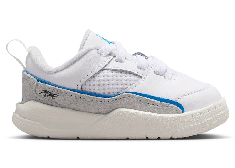Jordan Flight Court White Photo Blue (TD)