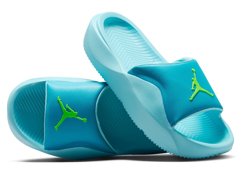 Jordan Franchise Slide Chlorine Blue Copa Electric Green (GS)