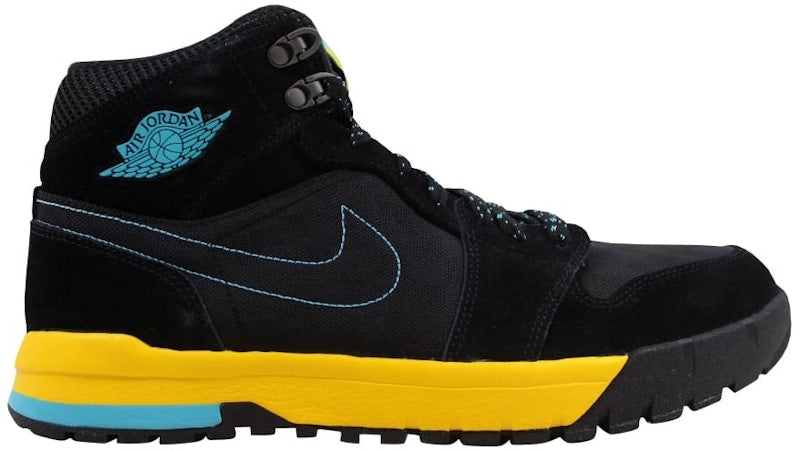 Jordan 1 Trek Black Gamma Blue Varsity Maize