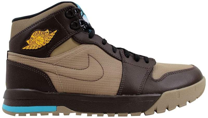 Jordan 1 Trek Khaki Varsity Maize Baroque Brown
