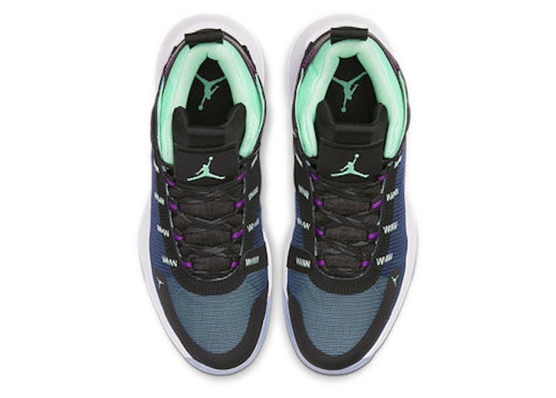 Jordan Jumpman 2020 Black Green Glow Blue Void