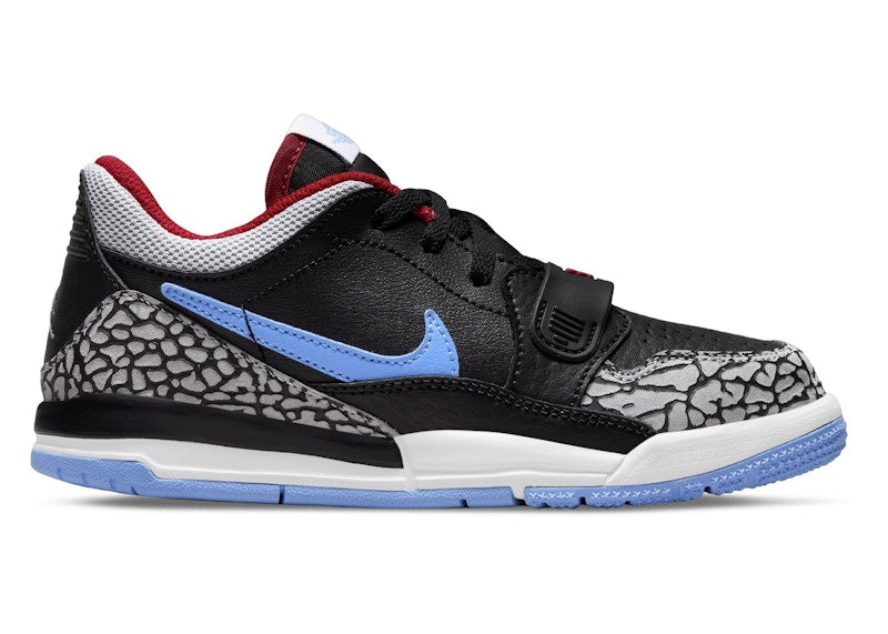 Jordan Legacy 312 Low Black Valor Blue University Red Wolf Grey (PS)