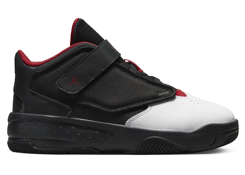 Jordan Max Aura 4 Black White Gym Red (PS)