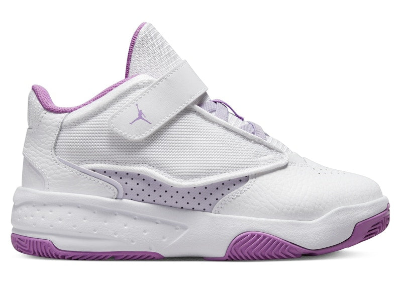 Jordan Max Aura 4 White Barely Grape Rush Fuchsia (PS)