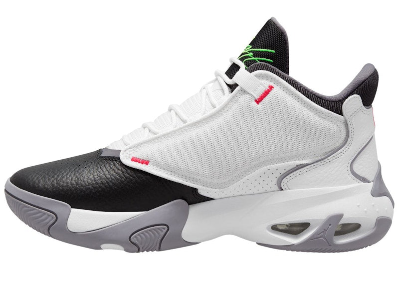 Jordan Max Aura 4 White Black Green Strike