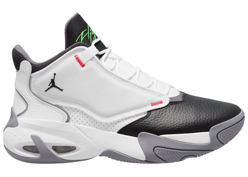 Jordan Max Aura 4 White Black Green Strike