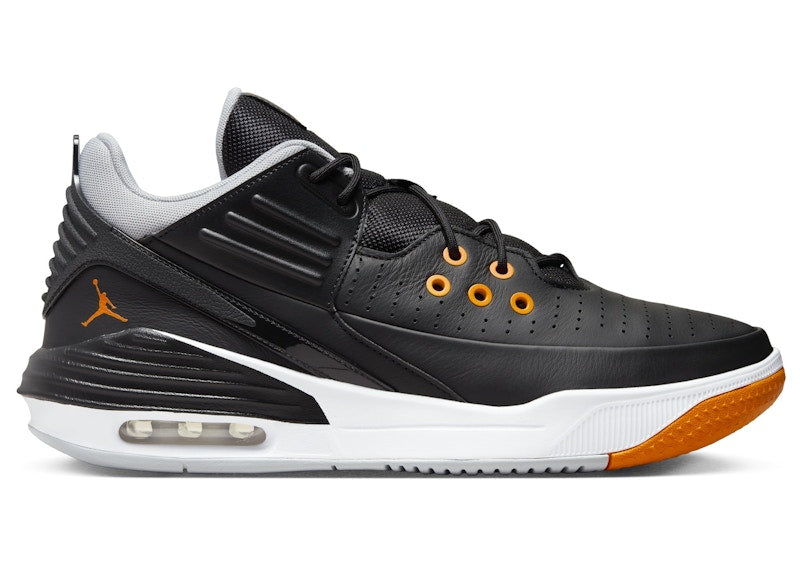 Jordan Max Aura 5 Black Wolf Grey White Magma Orange