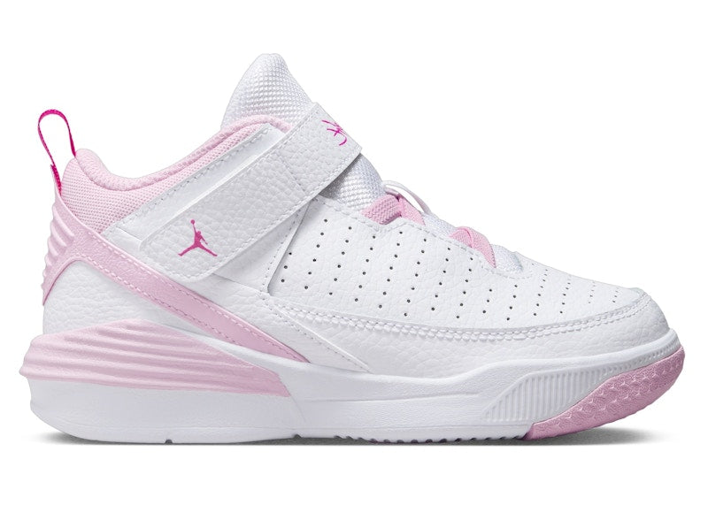 Jordan Max Aura 5 White Fierce Pink Medium Soft Pink (PS)