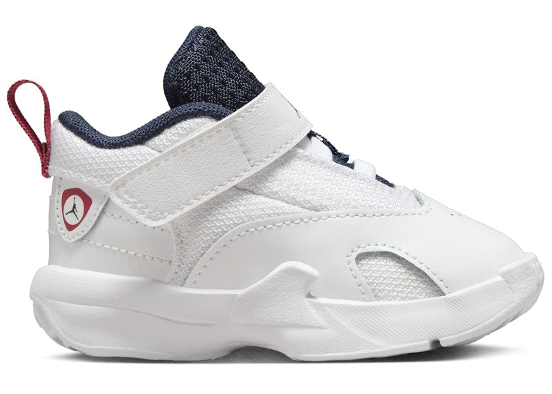 Jordan Max Aura 6 White Varsity Red Midnight Navy (TD)