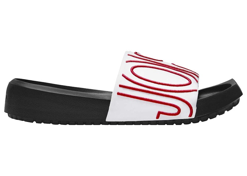 Jordan Nola Slide White Gym Red (Women's)