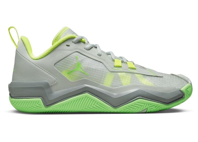 Jordan One Take 4 Light Silver Volt Particle Grey Green Strike